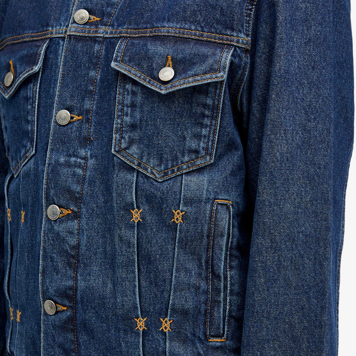 Daily Paper Women's Bomi Denim Jacket in Blue