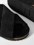 Mr P. - Suede Sandals - Black