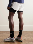 DISTRICT VISION - Aaron Straight-Leg Layered Shell Drawstring Shorts - Gray
