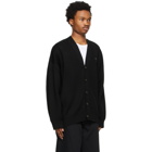 Acne Studios Black V-Neck Cardigan