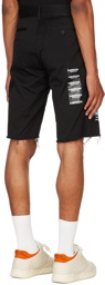 Heron Preston Black Cotton Shorts