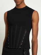 DION LEE Split Hem Organic Cotton Corset