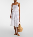Anna Kosturova Manor crochet cotton midi dress