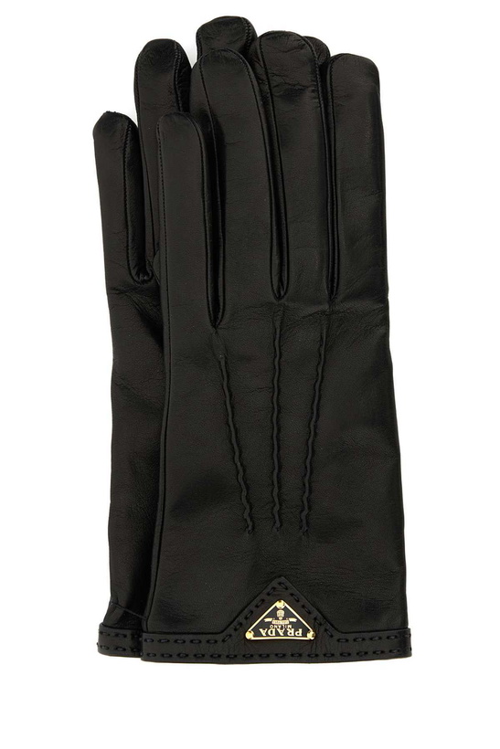 Photo: Prada Black Nappa Leather Gloves