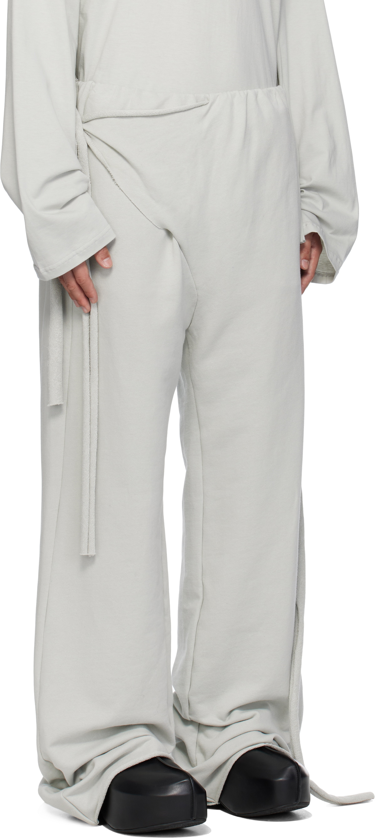 Ottolinger Gray 'Otto' Wrap Sweatpants