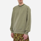 Nigel Cabourn Men's Embroidered Arrow Crew Sweat in Us Army