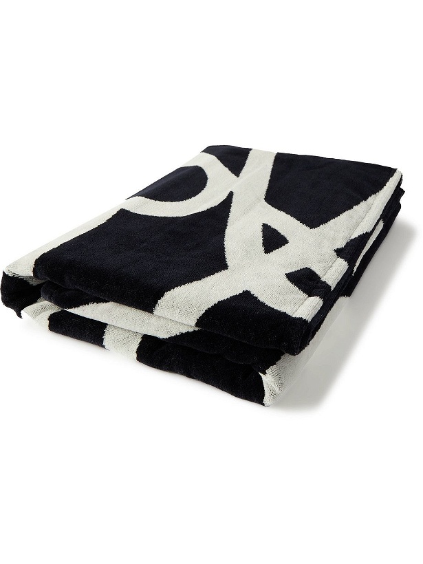 Photo: Ermenegildo Zegna - Logo-Jacquard Cotton-Terry Beach Towel