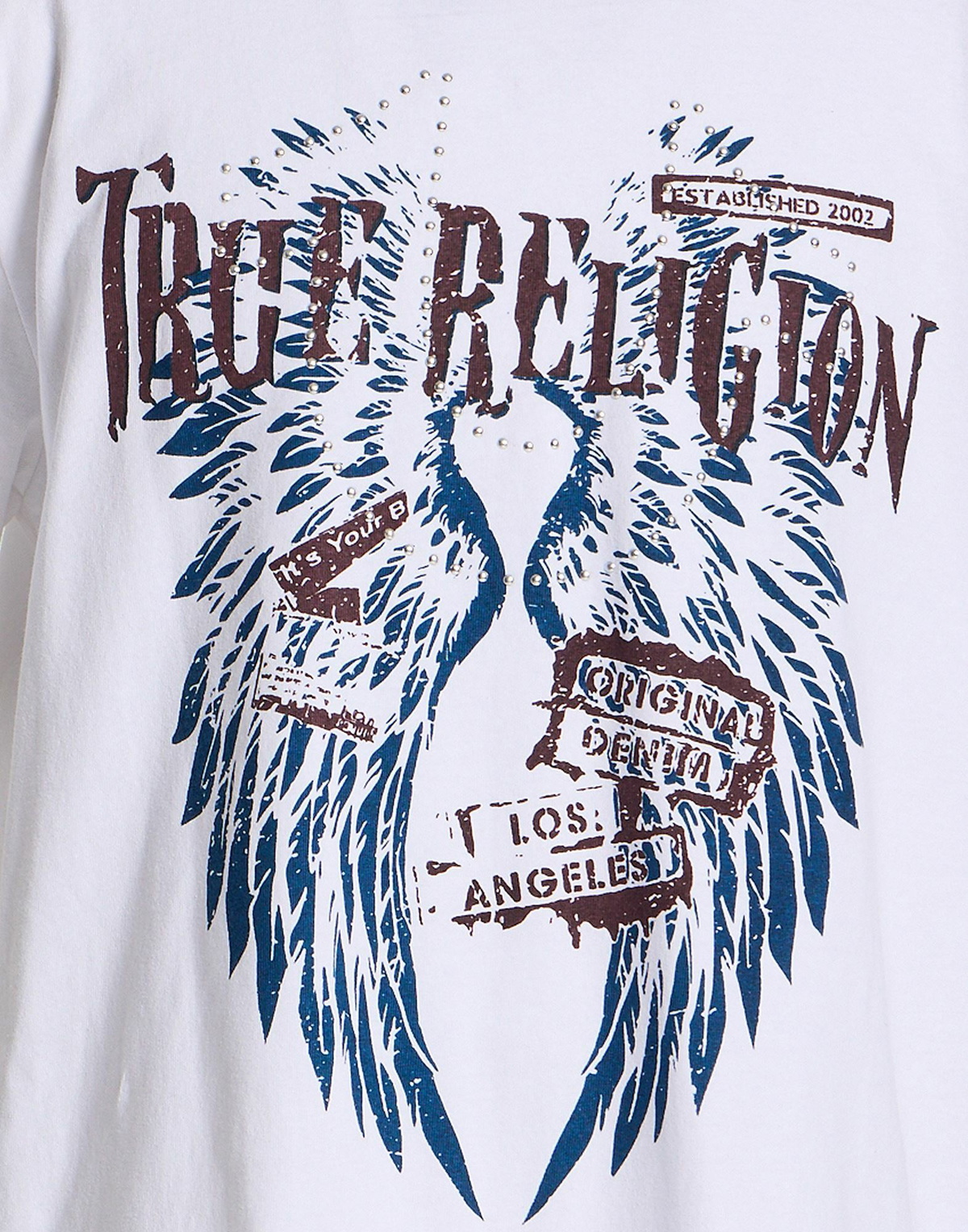 True Religion Mens T-shirt in White