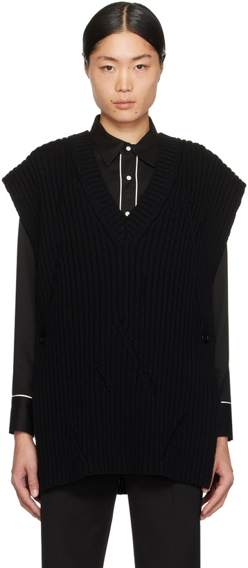 Photo: The Letters Black Tabard Vest
