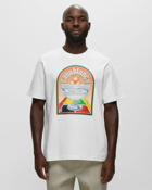 Casablanca Terrain D'orange Printed T Shirt White - Mens - Shortsleeves