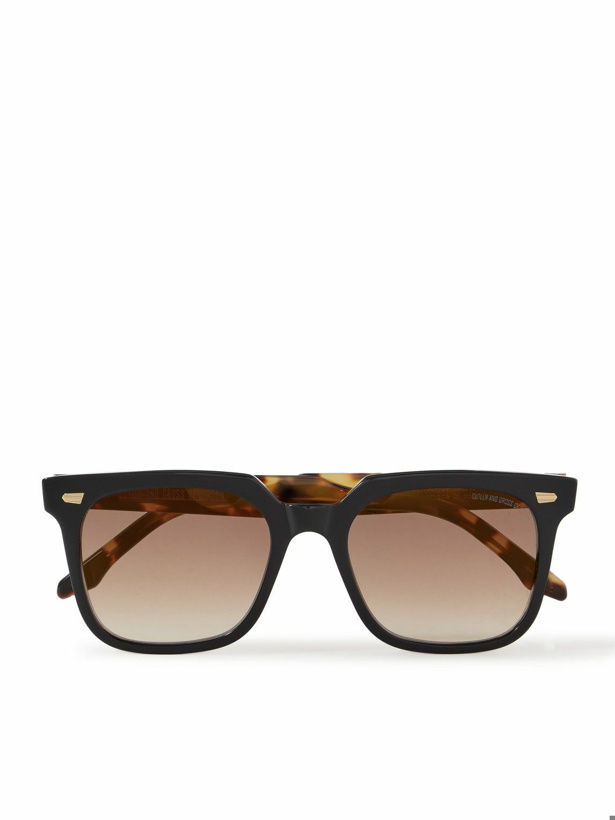 Photo: Cutler and Gross - 1387 Square-Frame Tortoiseshell Acetate Sunglasses
