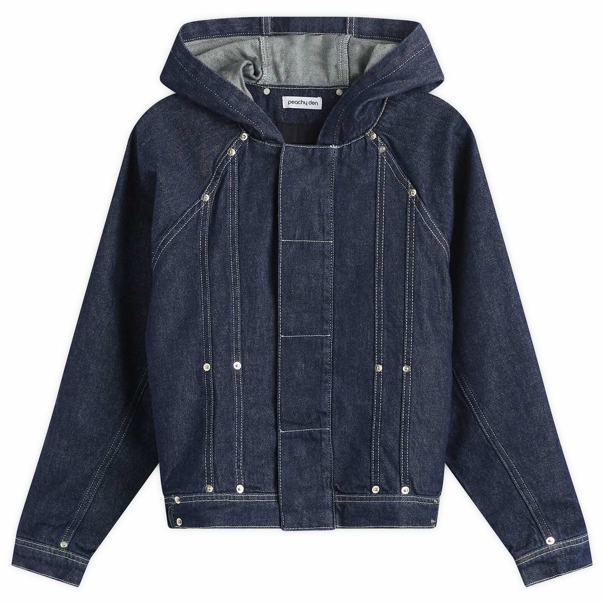 Peachy Den Women's The Lita Bomber Jacket in Rinse