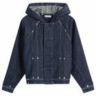 Peachy Den Women's The Lita Bomber Jacket in Rinse
