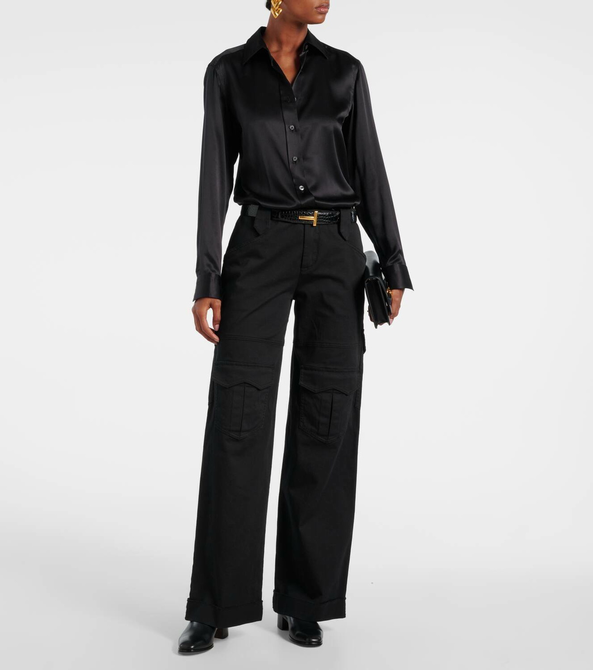 Tom Ford Whitney leather ankle boots