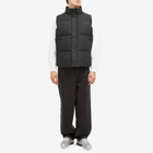 Daily Paper Men's Pondo Monogram Down Vest in Black