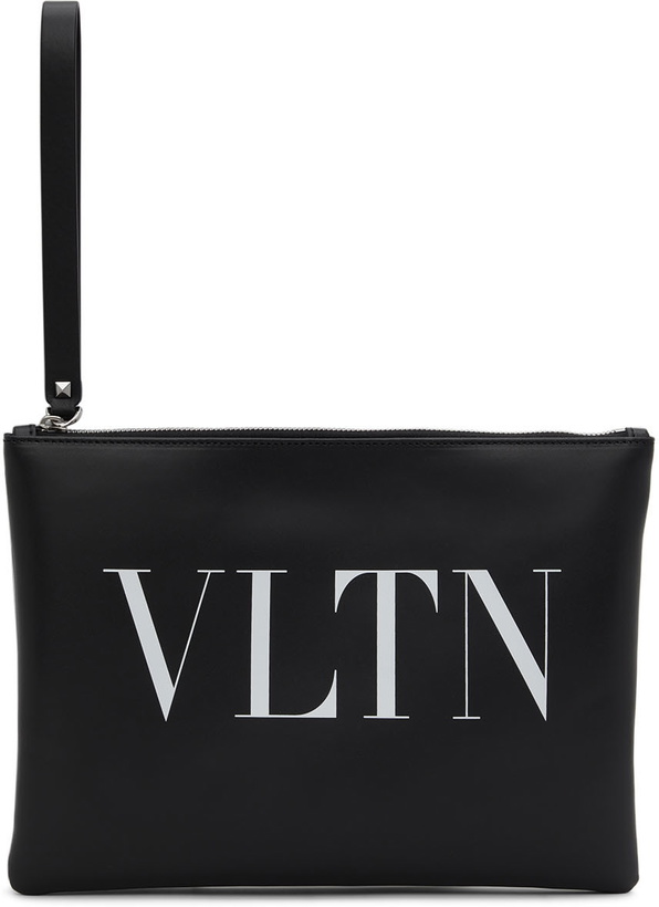 Photo: Valentino Garavani Black Large VLTN Pouch