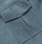 Valstar - Slim-Fit Suede Shirt Jacket - Blue