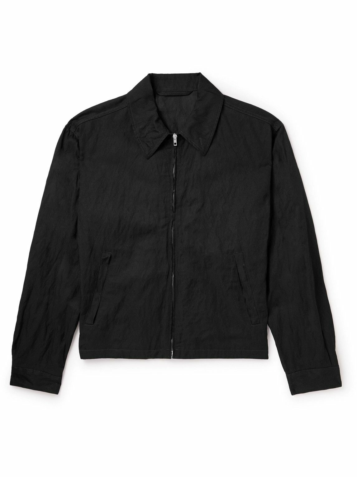 Lemaire - Crinkled-Shell Blouson Jacket - Black Lemaire