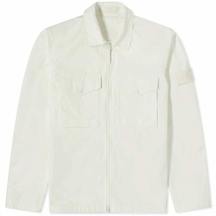 Photo: Stone Island Men's Ghost Overshirt in Natural