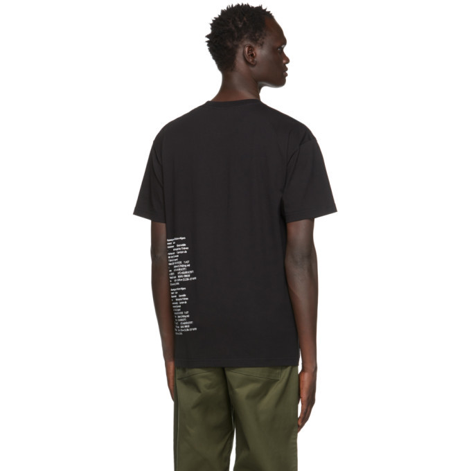 2 Moncler 1952 FW22 'Spiral Logo Graphic' T-Shirt Black