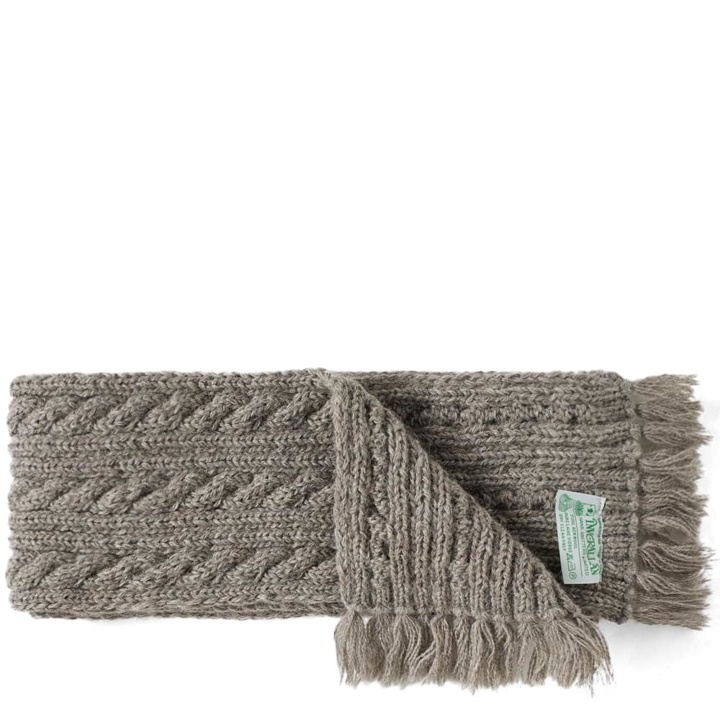 Photo: Inverallan Aran Scarf Grey