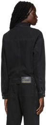 Kwaidan Editions SSENSE Exclusive Black Tailored Denim Jacket