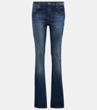 7 For All Mankind Low-rise bootcut jeans