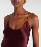 Nili Lotan Cami silk charmeuse gown