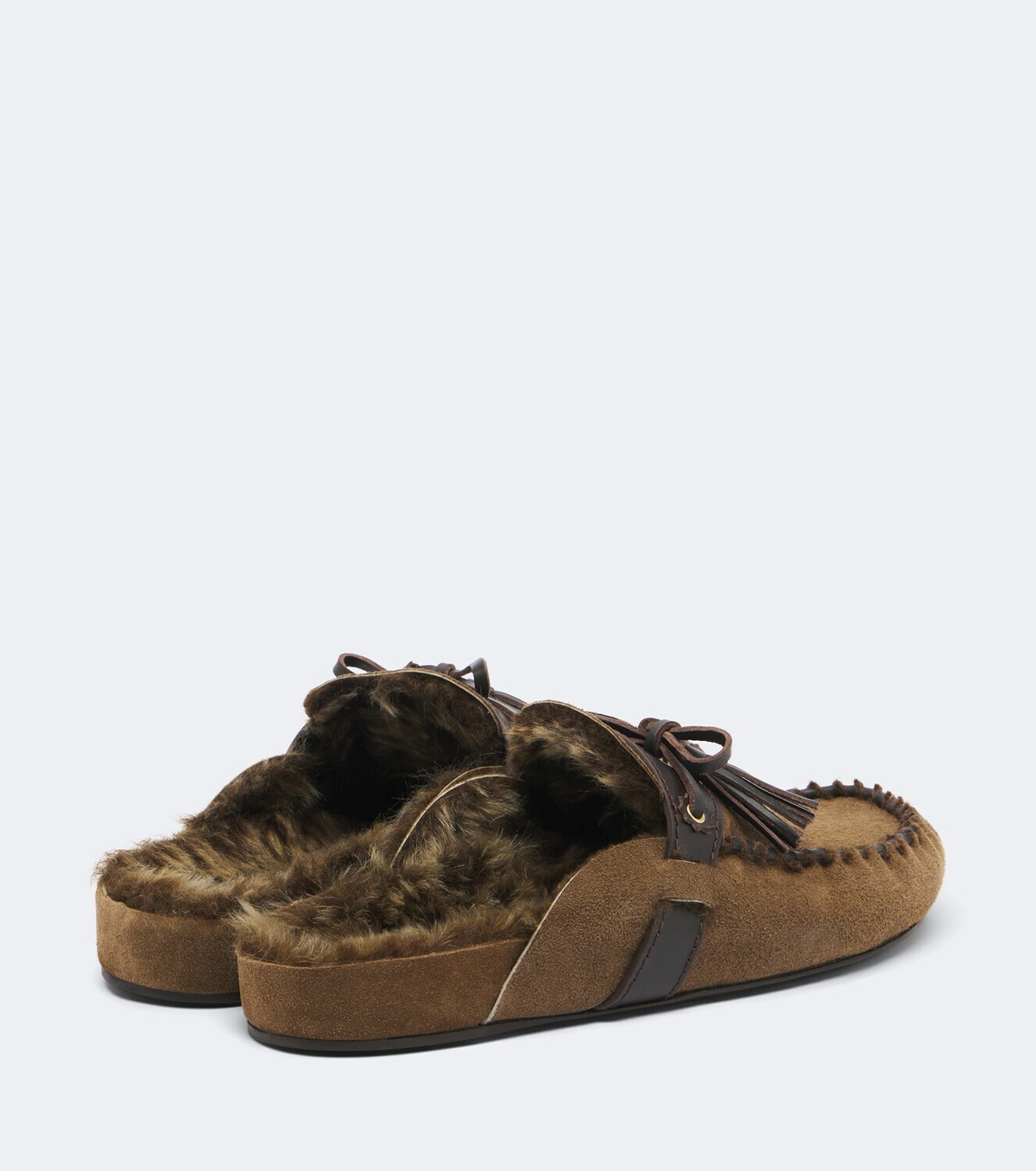Isabel Marant Malvin shearling-lined suede mules