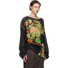 Acne Studios Black Figural Sweater