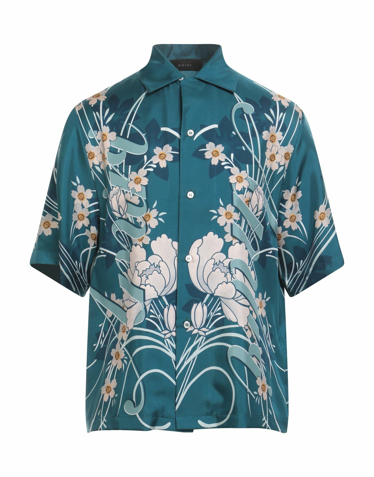 Amiri Mens Shirt Deep teal