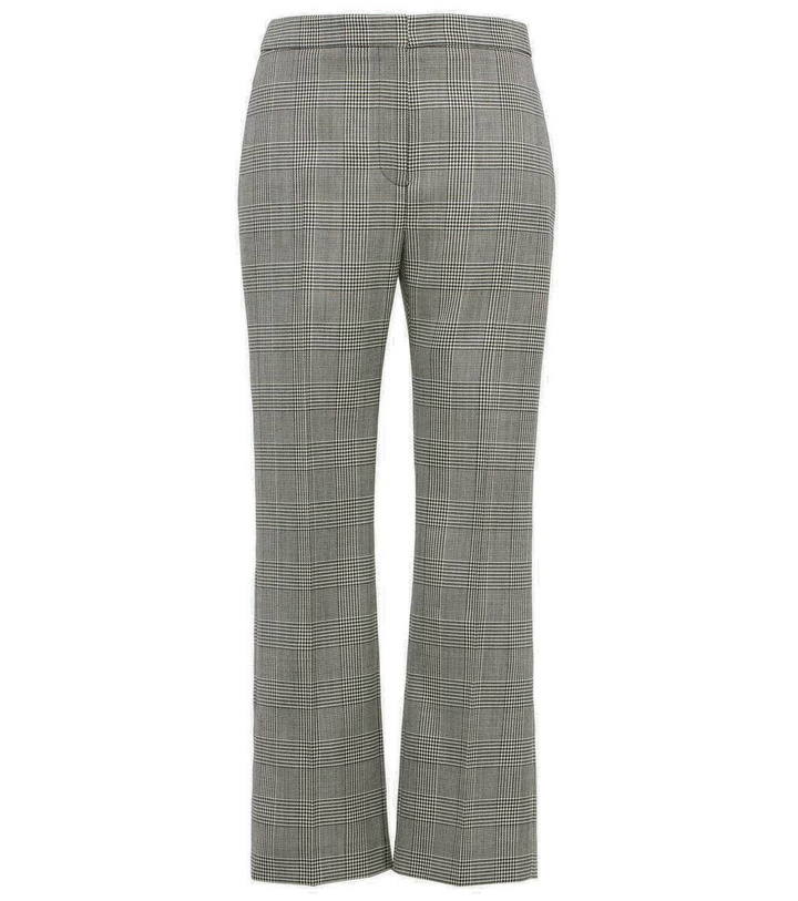 Photo: Alexander McQueen Prince of Wales checked wool slim pants