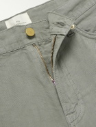 Sid Mashburn - Straight-Leg Hemp and Cotton-Blend Canvas Trousers - Green