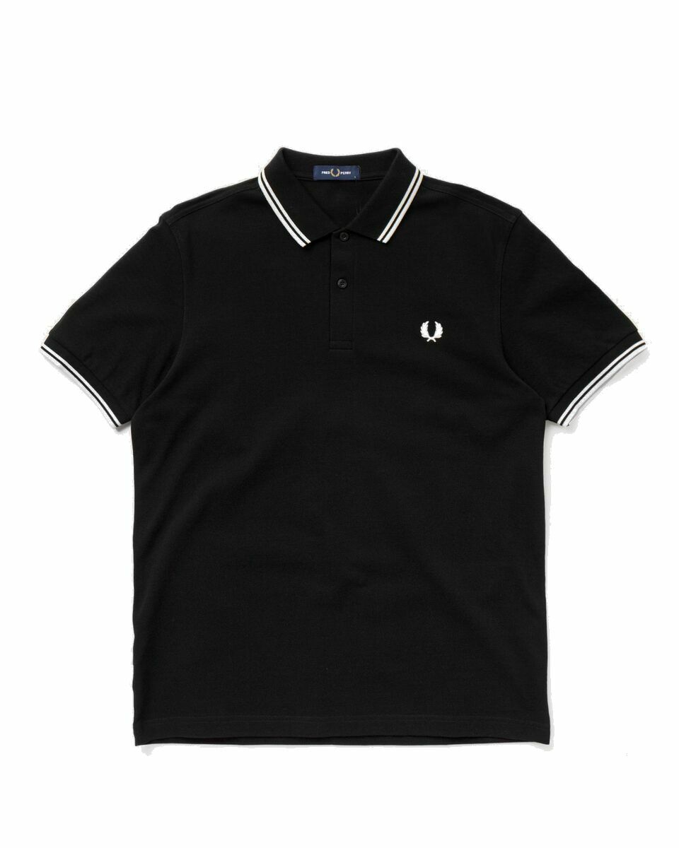 Photo: Fred Perry Twin Tipped Fred Perry Shirt Black - Mens - Polos