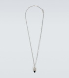 Bottega Veneta Sterling silver pendant necklace