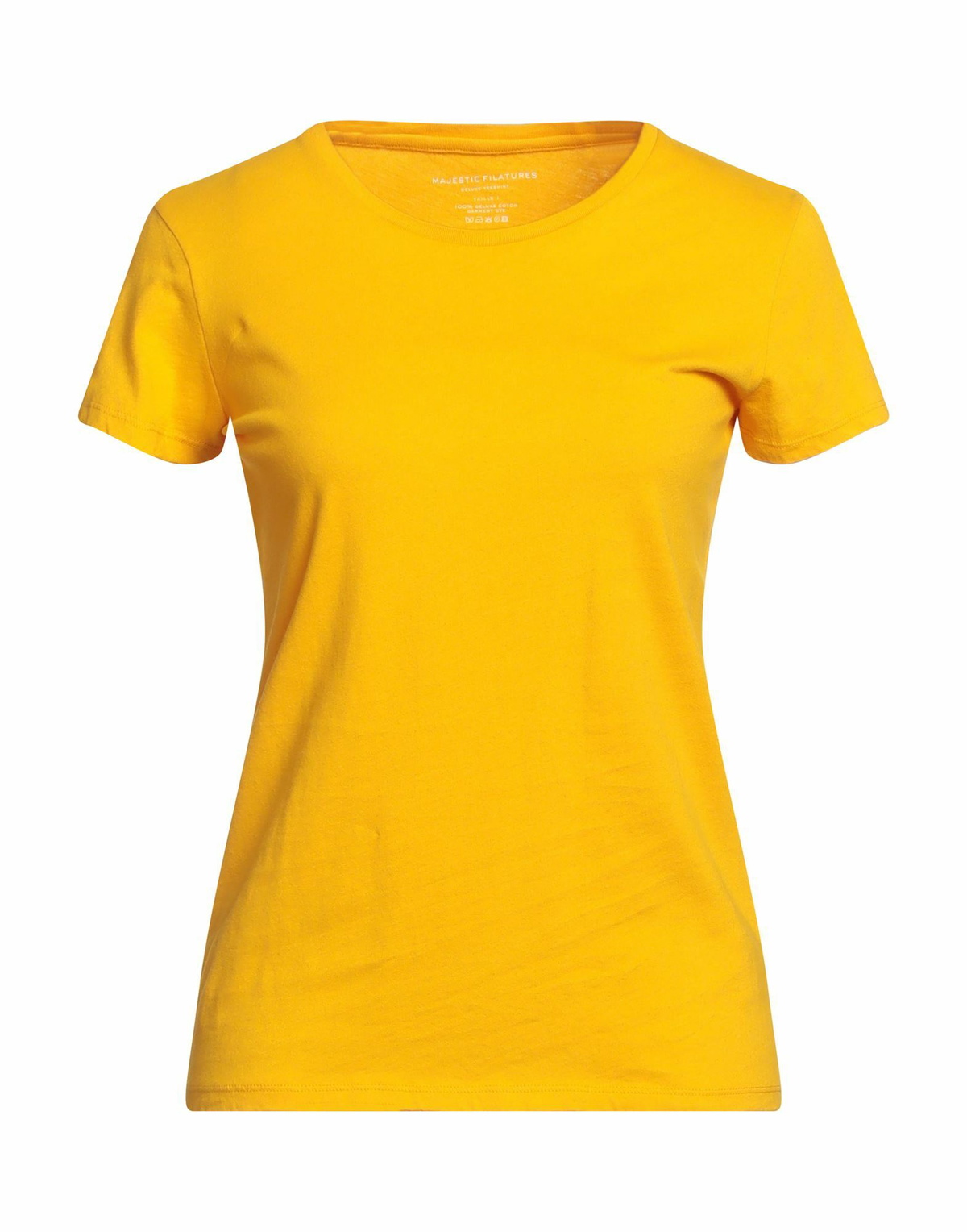 Majestic Filatures Womens T-shirt Mustard