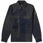 Belstaff Men's Forge Overshirt in Navy/Charcoal