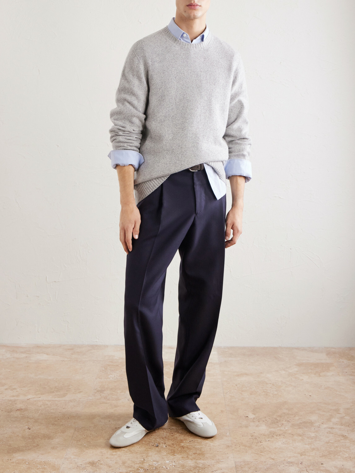 Hartford - Wool Sweater - Gray