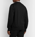 Rapha - Logo-Embroidered Fleece-Back Cotton-Jersey Sweatshirt - Black