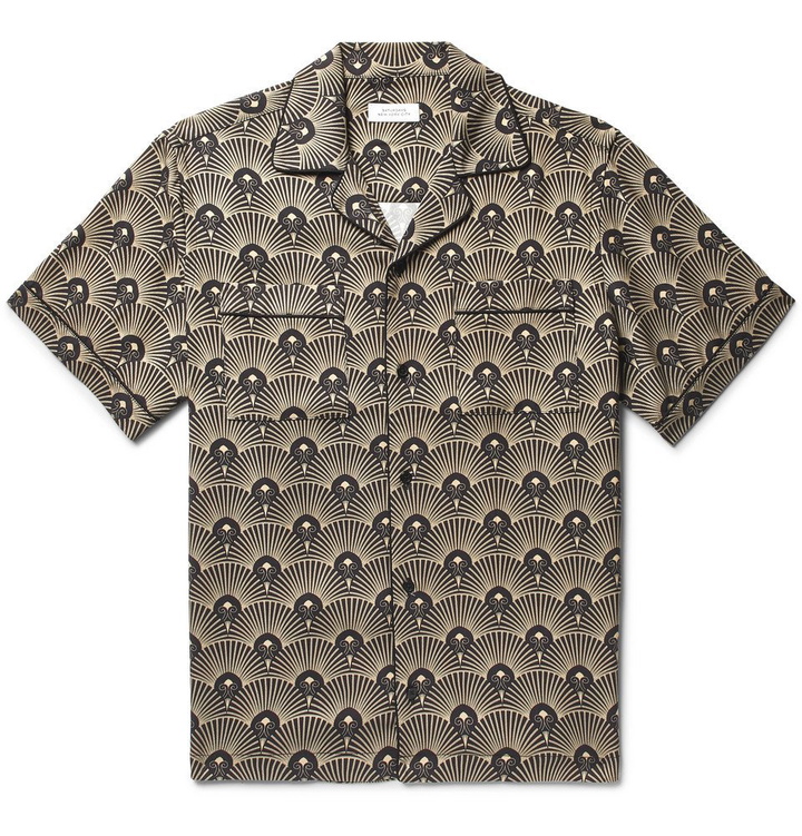 Photo: Saturdays NYC - Camp-Collar Printed Tencel Shirt - Men - Black