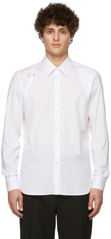 Photo: Alexander McQueen White Poplin Shirt