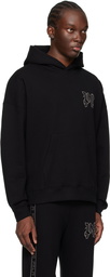 Palm Angels Black Milano Stud Hoodie