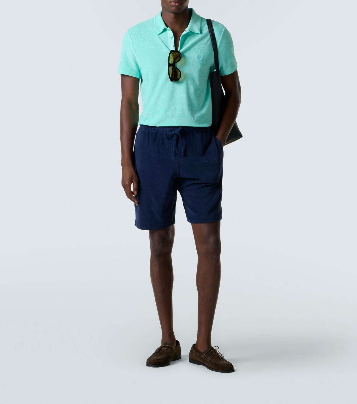 Vilebrequin Phoenix cotton-blend terry polo shirt