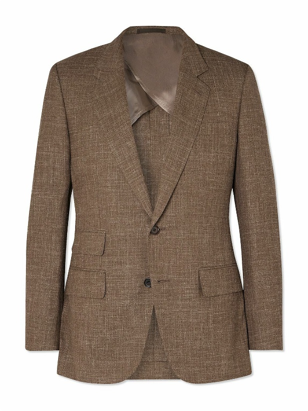 Photo: Kingsman - Slim-Fit Wool-Blend Suit Jacket - Brown