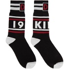 Dolce and Gabbana Black and Red King 1984 Socks