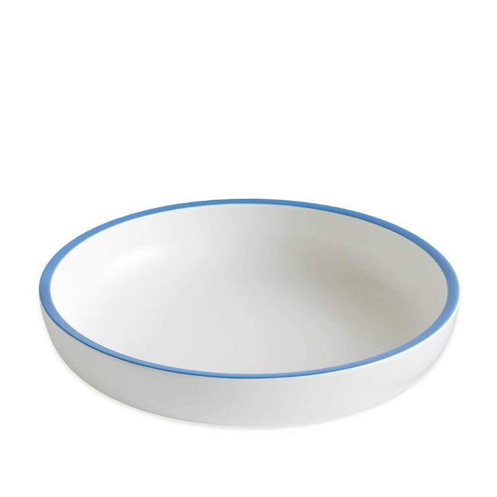 Photo: HAY Sobremesa Serving Bowl Large in White/Blue