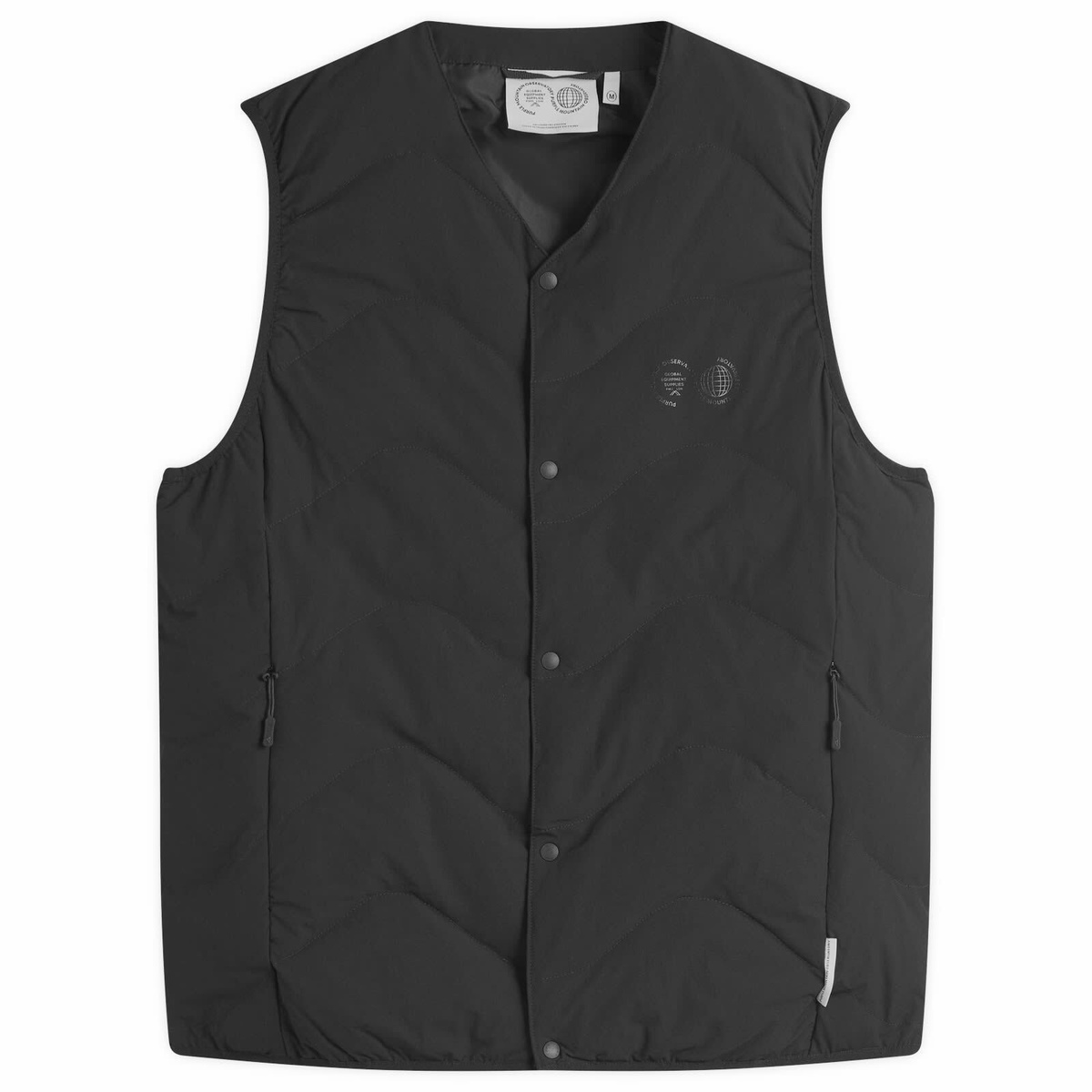 Purple Mountain Observatory Men's Waves Quilted Vest in