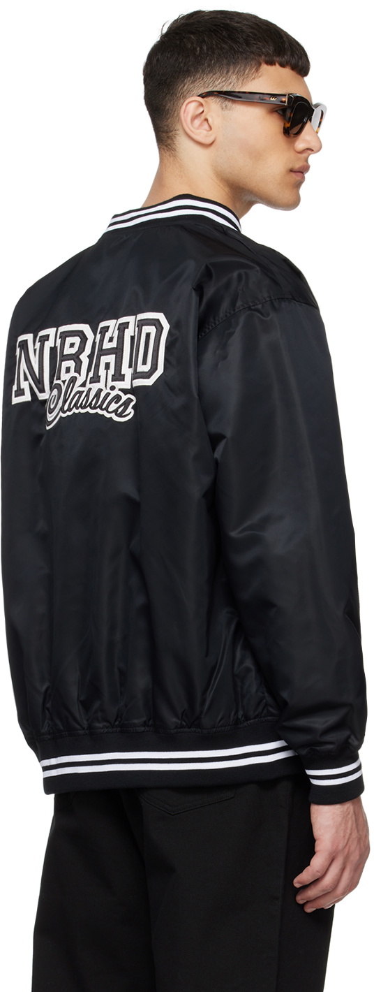 Neighborhood Black Baseball Bomber Jacket Neighborhood