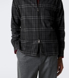 Burberry Burberry Check wool and cashmere jacket