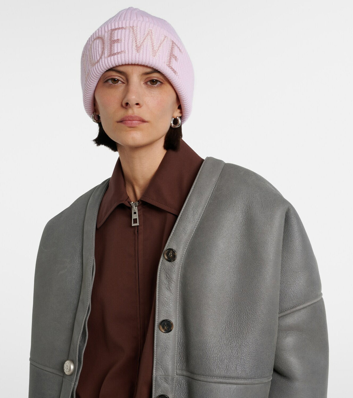 Loewe Logo wool beanie